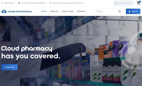 Canada Cloud Pharmacy site