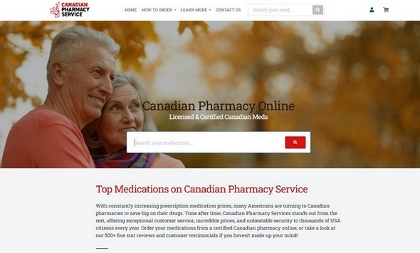 Canadian Pharmacy Service website